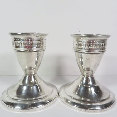 Vintage Duchin Sterling Silver Candlestick Holders 