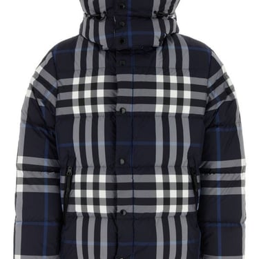 Burberry Man Printed Polyester Down Jacket