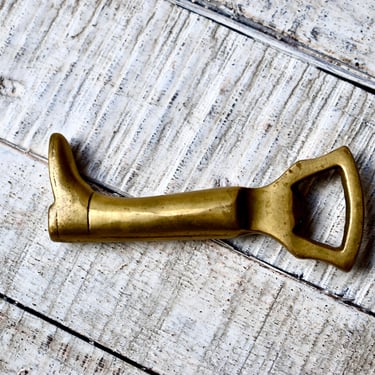 Vintage Bronze Bottle Opener Boots Shape Opener Vintage Bar Tender Utensil Collectable Bottle Opener 