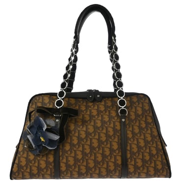 Christian Dior Brown Romantic Trotter Handbag