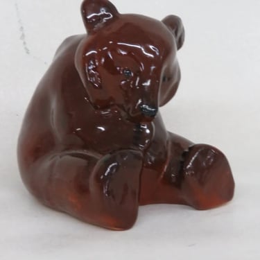 Arabia Finland Art Pottery Ceramic Brown Bear Cub Figurine 3562B