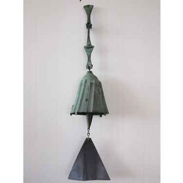 Vintage PAOLO SOLERI Bronze Wind BELL Chime 6