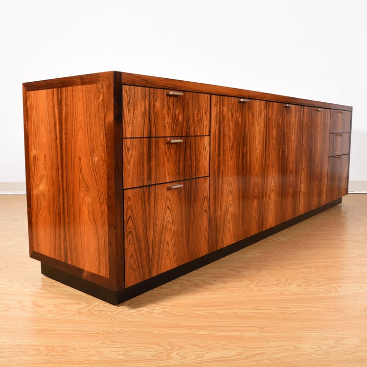 American Modernist Rosewood Sideboard &#8211; Room Divider &#8211; Office Credenza