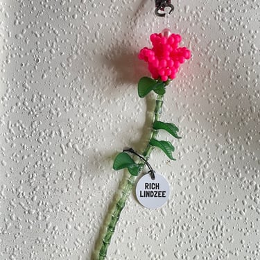 Long Stem Rose Baddie Bag Charm