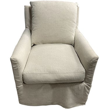 31" Rebecca Slipcover Swivel Chair