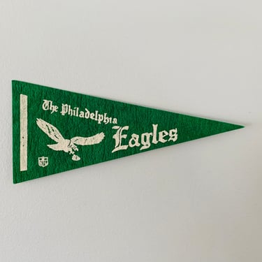 Vintage Small Philadelphia Eagles 12 Inch NFL Pennant 