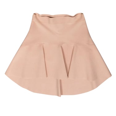 BCBG Max Azria - Blush Pink High-Low Bandage-Style Circle Skirt Sz M