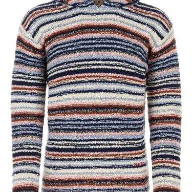 Marni Man Embroidered Cotton Sweater