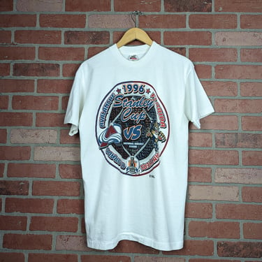 Vintage 90s NHL Stanley Cup Finals ORIGINAL Graphic Sports Tee - Large 