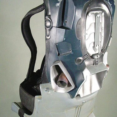 2002 Minority Report Fiberglass Futurist Jetpack Floor Y2K Gaming Chair Prop 
