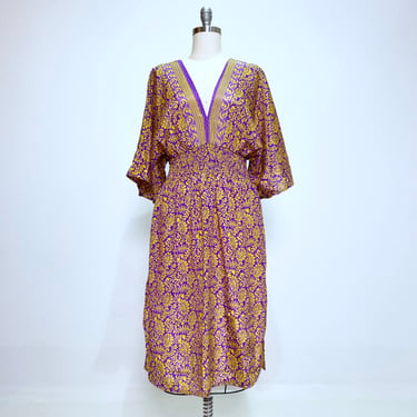 Summer Bliss Dress in Purple Lotus, Fair Trade
