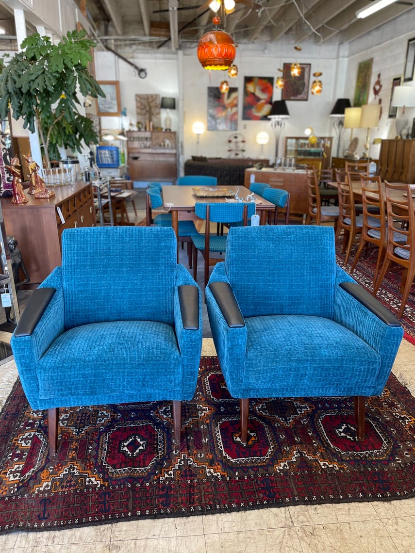 Mid Century Club Chairs, c. 1950s Urban Goods San Antonio, TX