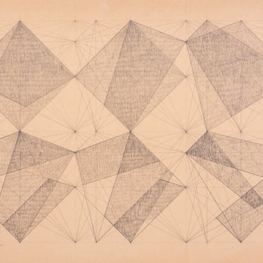 J.Z. "Albuquerque-Q4" Graphite on Paper, 1977