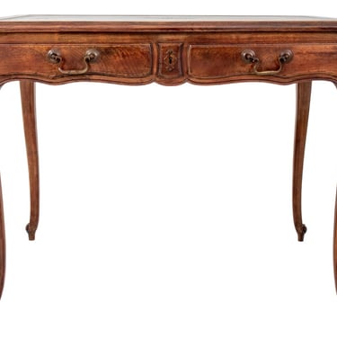 Louis XV Style Leather Top Wooden Writing Desk