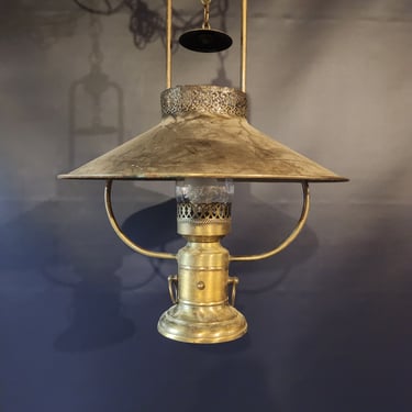 Vintage Hanging Lantern Pendant Light 17.5 x 25