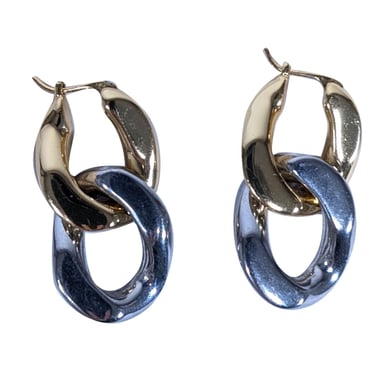 Bottega Veneta - Gold & Silver Chain Earrings