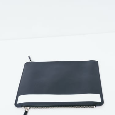 Givenchy Black &amp; White Double Zip Pouch