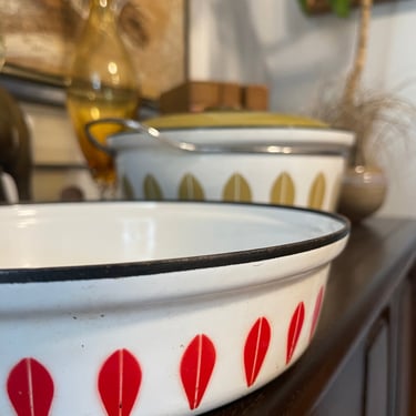 Catherine Holm Red & White Sauce Pan