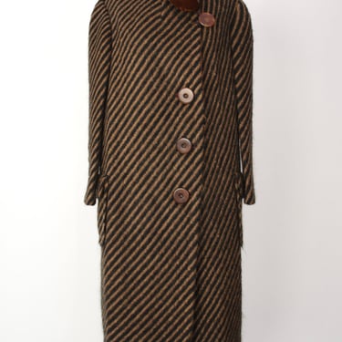 1900s Wool Striped Coat*