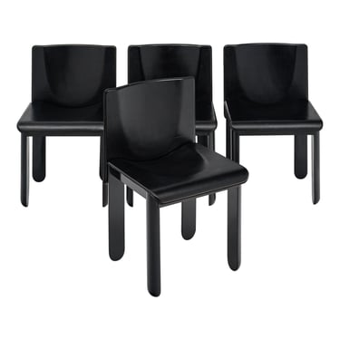 Set of Four Chairs in the style of Afra and Tobia Scarpa