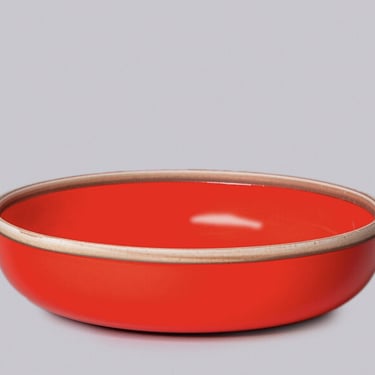 Coral Red - Middle Kingdom 'Hermit' Bowl - Large