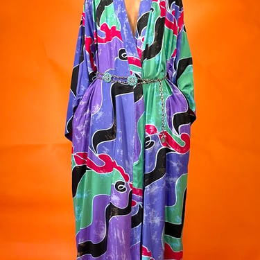 Multicolor Batik Robe
