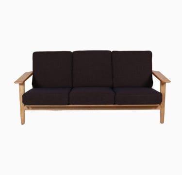 Danish Modern Hans Wegner Oak Sofa
