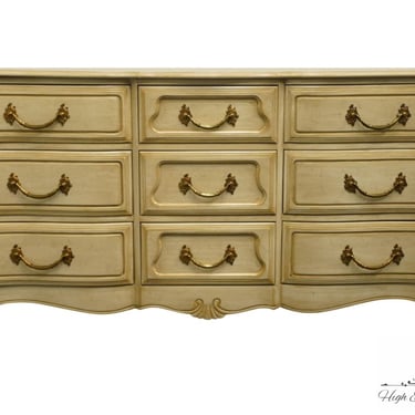 DAVIS CABINET Co. Carrara Collection Italian Neoclassical Tuscan Style Cream / Off White Painted 64" Triple Dresser 7-103 
