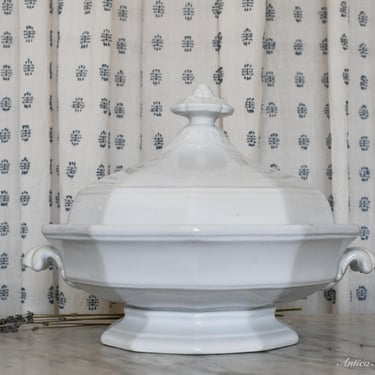 Antique English Ironstone Tureen 