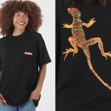 Vintage 90s Marlboro Unlimited Cigarettes Lizard T Shirt XL 