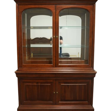 PENNSYLVANIA HOUSE Solid Cherry Traditional Style 57" Buffet w. Lighted Display China Cabinet 