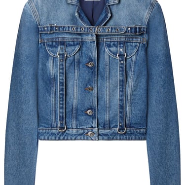 Off-White Women Cropped Denim Jacket