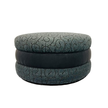 #1371 Stacked Swivel Ottoman