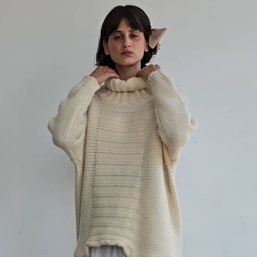 Coziest Pearl Wool Knit (L)