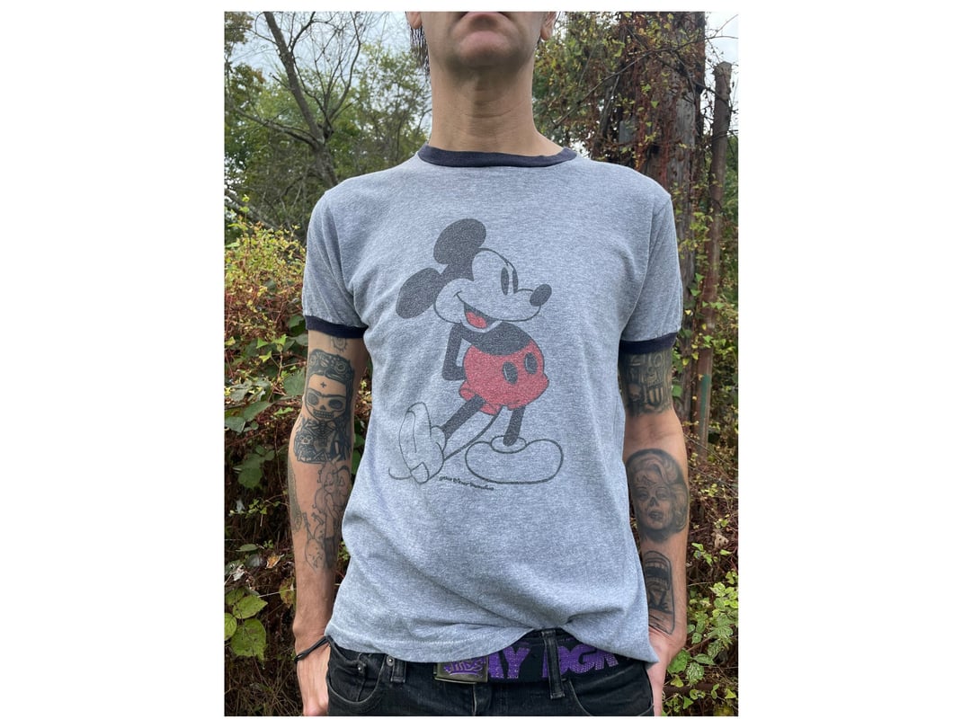 Vintage 1970’s Mickey Mouse Ringer T Shirt outlet