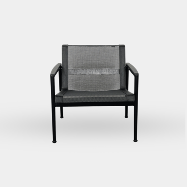 Knoll 1966 Lounge Chair with Arms, Black