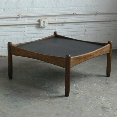 Swedish Slate Top Coffee Table Attributed to Eric Merthen 