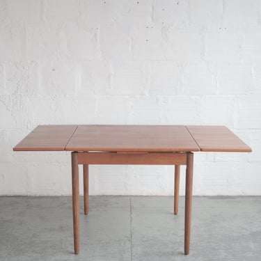 Danish Teak Draw-Leaf Dining Table