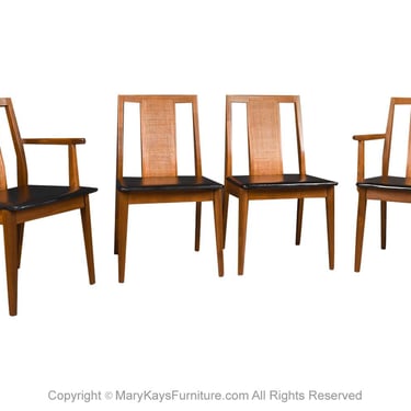 Four Mid Century Chairs in the Style of Edward Wormley 