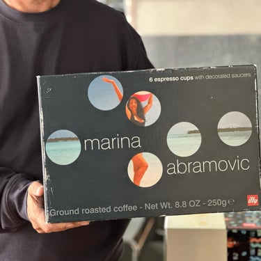Illy Art Collection Espresso set by Marina Abramović (2002). Limited Edition. Original Packaging, Unused 