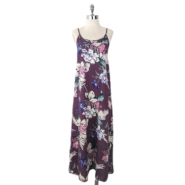 vintage 90's floral slip dress (Size: M)