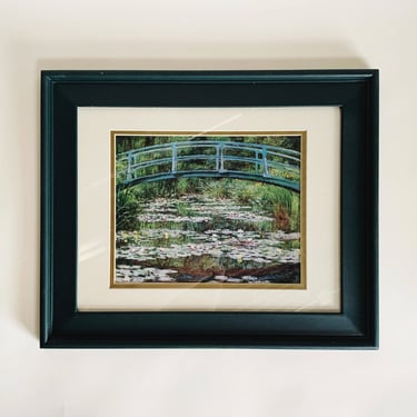 MONET WATERLILY PRINT - Framed 