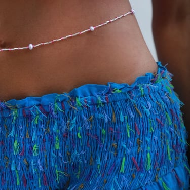 Abacaxi Silver Pearl Body Chain