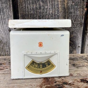 Vintage Detecto Scale -- Detecto Scale -- White Vintage Scale -- Vintage White Scale -- Vintage Detecto Scale -- Vintage Scale -- Scale 