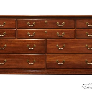 NATIONAL / MT. AIRY Solid Cherry Traditional Style 66" Double Dresser 192-1092-237 