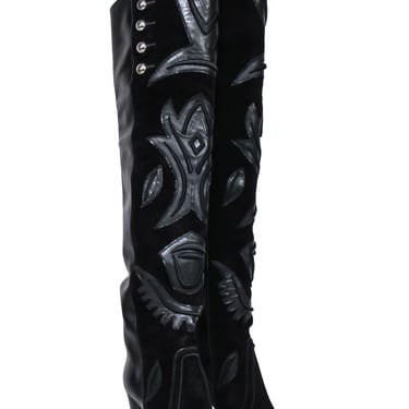 【関税&送料込】Isabel Marant Black Suede Elisa Boots Denvee Boots Woman black | ISABEL MARANT Official online store