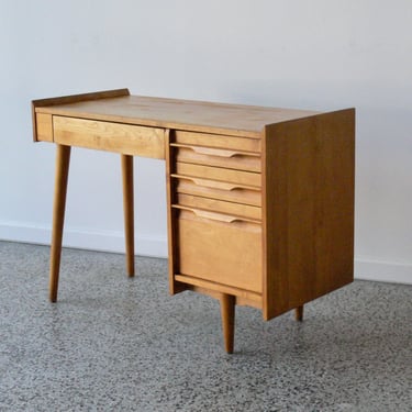 Mid Century Modern 4-Drawer Desk for Crawford Furniture 
