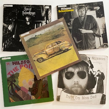 Harry Nilsson Vinyl Record Lot of  LPs (#080) RARE Nilsson Sings Newman, The Point, Nilsson Schmillson, Duit On Mon Dei | Classic 1970s 