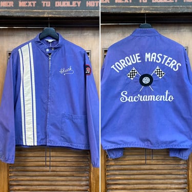 Vintage 1960’s “Torque Masters” Car Club Hot Rod Racing Jacket, 60’s Embroidery, 60’s Club Jacket, Vintage Clothing 