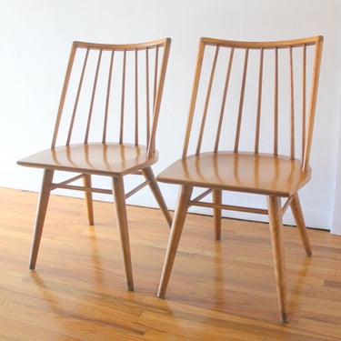 Mid Century Modern Pair of Chairs by Conant Ball